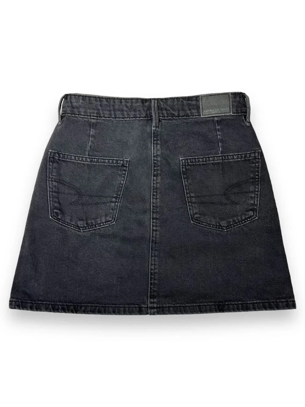 American Eagle Women’s Super Hi-Rise A-Line Skirt Black Size 000